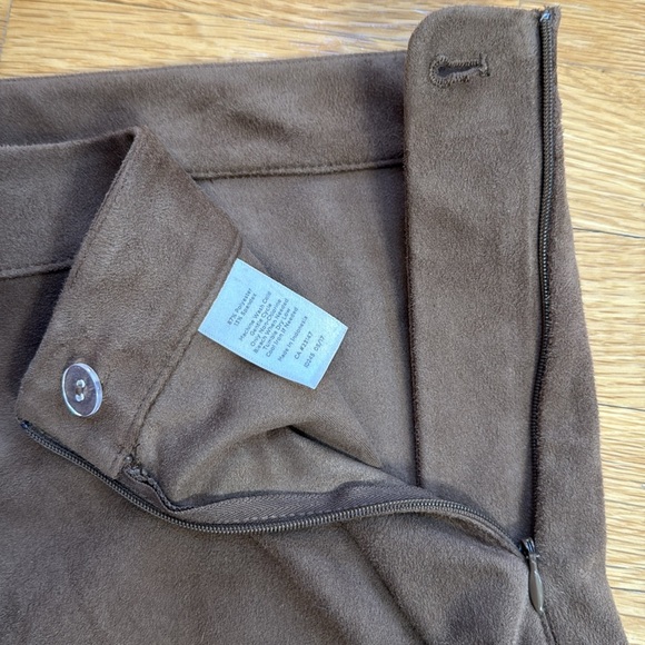 Talbots Faux Suede Pants 12 - Picture 7 of 7